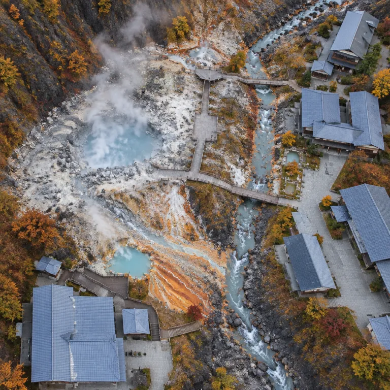 Soak in noboribetsu onsen: refined stays in Hokkaido’s most dramatic hot spring valley